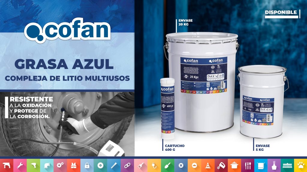 Grasa azul compleja de litio multiusos